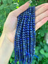 Lapis Lazuli Gemstone Beads, 6mm, Faceted